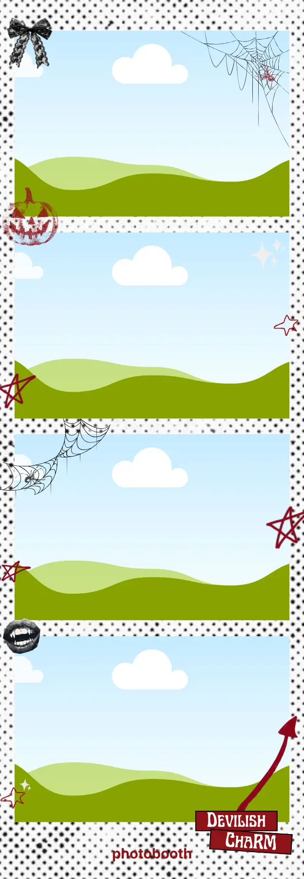 Devilish Charm Halloween layout